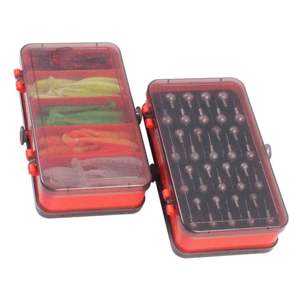 Caja de cebo dividida de doble - Fishing Lure Crankbait reseña y precio